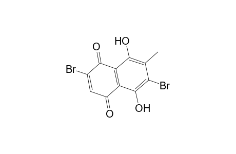 2,6-bis(bromanyl)-7-methyl-5,8-bis(oxidanyl)naphthalene-1,4-dione