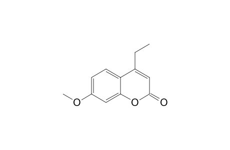 4-Ethyl-7-methoxy-1-benzopyran-2-one