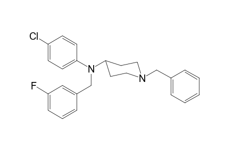 1-Benzyl-N-(4-chlorophenyl)-N-(3-fluorobenzyl)piperidin-4-amine