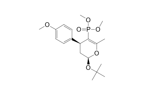 2-TERT.-BUTOXY-5-(DIMETHOXYPHOSPHORYL)-3,4-DIHYDRO-4-(4-METHOXYPHENYL)-6-METHYL-2H-PYRAN;CIS-ISOMER