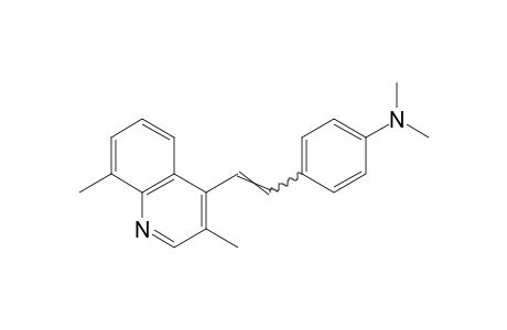 4-(p-dimethylaminostyryl)-3,8-dimethylquinoline