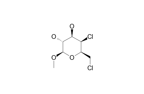 Methyl-4,6-dichloro-4,6-dideoxy.beta.-D-galactopyranoside