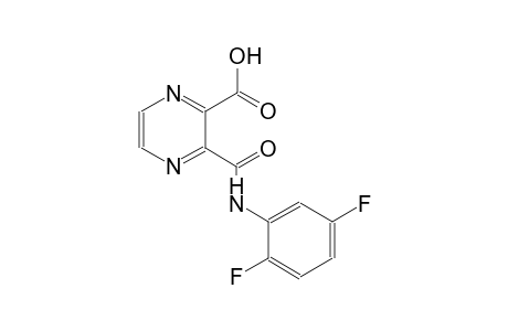 2-pyrazinecarboxylic acid, 3-[[(2,5-difluorophenyl)amino]carbonyl]-