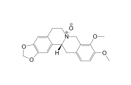 6H-Benzo[g]-1,3-benzodioxolo[5,6-a]quinolizine, 5,8,13,13a-tetrahydro-9,10-dimethoxy-, 7-oxide, trans-(.+-.)-