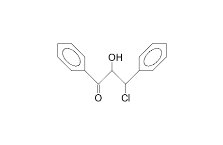 threo-2-Hydroxy-3-chloro-1,3-diphenyl-propan-1-one