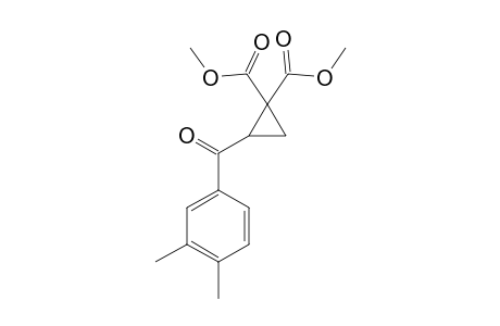 Dimethyl 2-(3,4-dimethylbenzoyl)cyclopropane-1,1-dicarboxylate