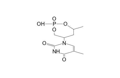 1-(1,4-DIHYDROXYPENTYL-2)THYMINE-1',4'-CYCLOPHOSPHATE