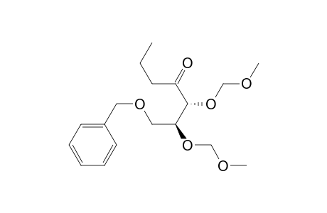(5R,6S)-7-(benzyloxy)-5,6-bis[(methoxymethyl)oxy]heptan-4-one