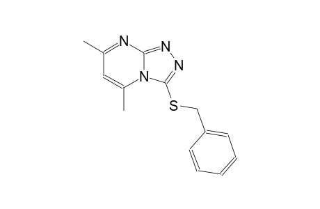 3-(benzylsulfanyl)-5,7-dimethyl[1,2,4]triazolo[4,3-a]pyrimidine