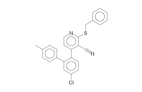 2-(Benzylthio)-4-(4-chlorophenyl)-6-(p-tolyl)nicotinonitrile