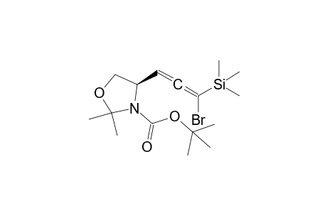 tert-Butyl (3'R,4R)-4-[3'-Bromo-3'-(trimethylsilyl)-1',2'-propanedienyl]oxazolidine-3-carboxylate