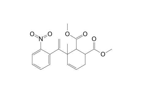 Dimethyl 3-methyl-3-[1'-(2"-nitrophenyl)ethenyl]cyclohex-4-ene-1,2-dicarboxylate
