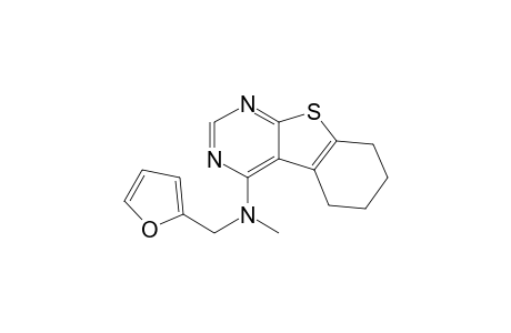 N-(Furan-2-ylmethyl)-5,6,7,8-tetrahydrobenzo[4,5]thieno[2,3-D]pyrimidin-4-amine, N-methyl-