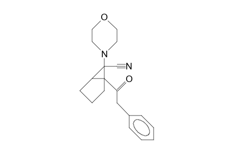 1a,5a,6b-6-Morpholino-1-(phenyl-acetyl)-bicyclo(3.1.0)hexane-6-carbonitrile