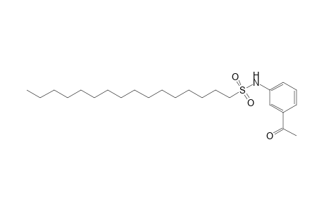 1-Hexadecanesulfonamide, N-(3-acetylphenyl)-