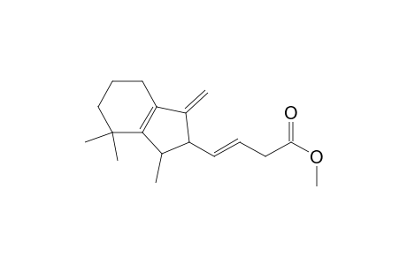 3-Butenoic acid, 4-(2,3,4,5,6,7-hexahydro-3,4,4-trimethyl-1-methylene-1H-inden-2-yl)-, methyl ester
