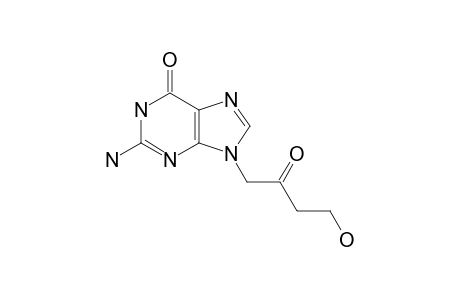 2-amino-9-(4-hydroxy-2-keto-butyl)-3H-purin-6-one