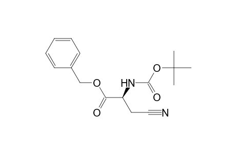 (2S)-2-(tert-butoxycarbonylamino)-3-cyano-propionic acid benzyl ester