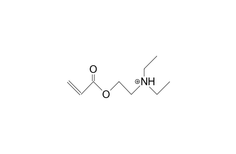 2-Diethylamino-ethyl acrylate cation