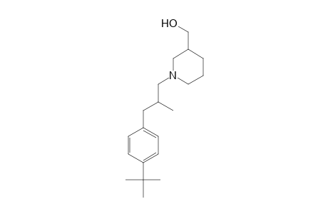 3-Piperidinemethanol, 1-[3-[4-(1,1-dimethylethyl)phenyl]-2-methylpropyl]-