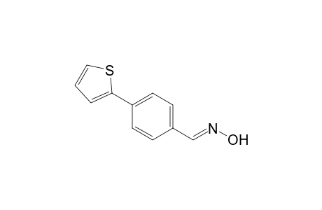 (1E)-4-(2-thienyl)benzaldehyde oxime