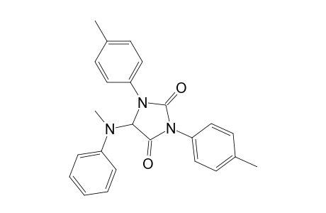 5-[Methyl(phenyl)amino]-1,3-di(p-tolyl)-imidazol-2,4-dione
