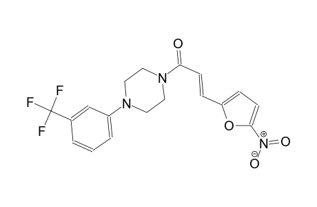 1-[(2E)-3-(5-nitro-2-furyl)-2-propenoyl]-4-[3-(trifluoromethyl)phenyl]piperazine