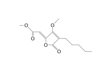 3-Methoxy-2-(Z)-methoxycarbonylmethylidene-4-pentyl-2,5-dihydro-furan-5-one