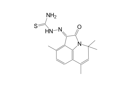 (1E)-4,4,6,9-tetramethyl-4H-pyrrolo[3,2,1-ij]quinoline-1,2-dione 1-thiosemicarbazone