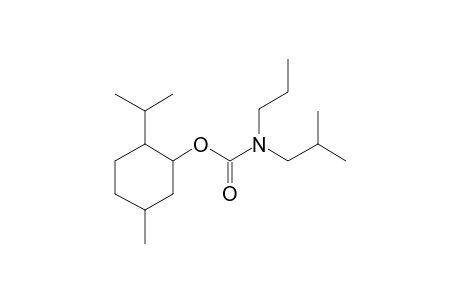 Carbonic acid, monoamide, N-propyl-N-isobutyl-, (-)-(1R)-menthyl ester