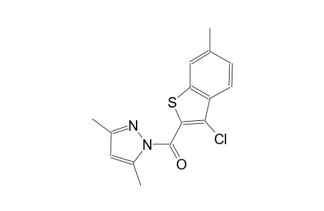 1-[(3-chloro-6-methyl-1-benzothien-2-yl)carbonyl]-3,5-dimethyl-1H-pyrazole