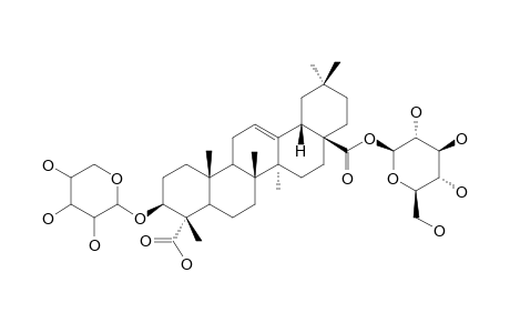 SAPONARIOSIDE-H;3-O-BETA-D-XYLOPYRANOSYL-GYPSOGENIC-ACID-28-O-BETA-D-GLUCOPYRANOSIDE