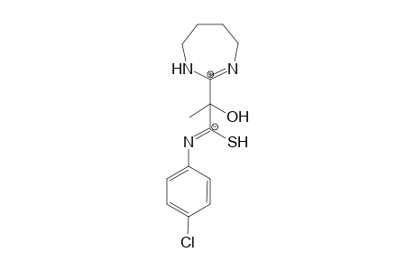 2-Hydroxy-2-methyl-2-(1',3',4',5',6',7'-hexahydro-1',3'-diazepin-2'-ylium)-1-[(p-chlorophenyl)imino]-thiolate