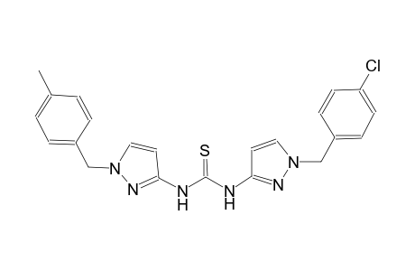 N-[1-(4-chlorobenzyl)-1H-pyrazol-3-yl]-N'-[1-(4-methylbenzyl)-1H-pyrazol-3-yl]thiourea