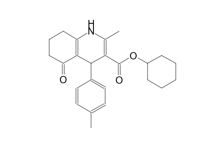 cyclohexyl 2-methyl-4-(4-methylphenyl)-5-oxo-1,4,5,6,7,8-hexahydro-3-quinolinecarboxylate