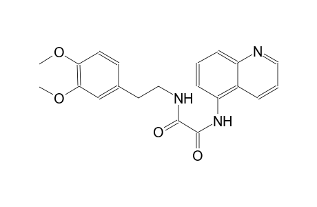 N~1~-[2-(3,4-dimethoxyphenyl)ethyl]-N~2~-(5-quinolinyl)ethanediamide