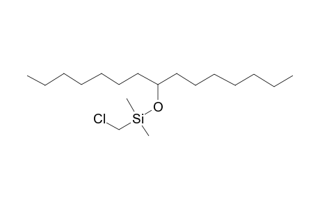 8-Dimethyl(chloromethyl)silyloxypentadecane