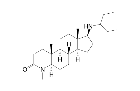 (1S,3aS,3bS,5aR,9aR,9bS,11aS)-1-(1-ethylpropylamino)-6,9a,11a-trimethyl-2,3,3a,3b,4,5,5a,8,9,9b,10,11-dodecahydro-1H-indeno[5,4-f]quinolin-7-one