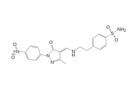benzenesulfonamide, 4-[2-[[(E)-[1,5-dihydro-3-methyl-1-(4-nitrophenyl)-5-oxo-4H-pyrazol-4-ylidene]methyl]amino]ethyl]-