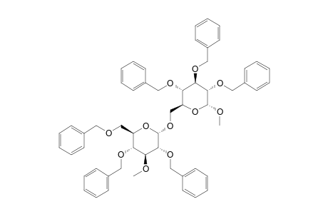 METHYL-2,3,4-TRI-O-BENZYL-6-O-(2,4,6-TRI-O-BENZYL-3-O-METHYL-ALPHA-D-GLUCOPYRANOSYL)-ALPHA-D-GLUCOPYRANOSIDE