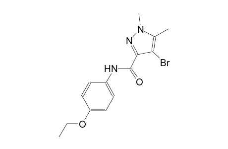 4-bromo-N-(4-ethoxyphenyl)-1,5-dimethyl-1H-pyrazole-3-carboxamide