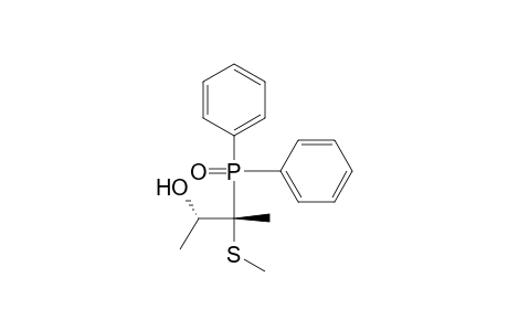 2-Butanol, 3-(diphenylphosphinyl)-3-(methylthio)-, (R*,S*)-