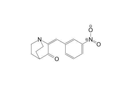 1-azabicyclo[2.2.2]octan-3-one, 2-[(3-nitrophenyl)methylene]-, (2E)-