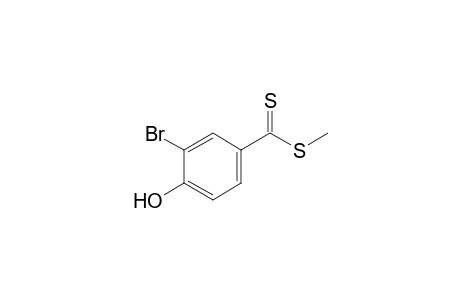 Methyl 4-hydroxy-3-bromodithiobenzoate