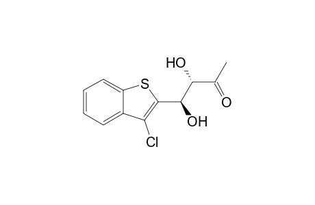 (3S,4R)-4-(3-Chloro-1-benzothiophen-2-yl)-3,4-dihydroxybutan-2-one