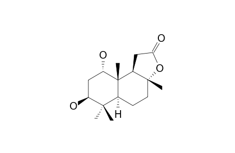 1.alpha.,3.beta.-Dihydroxy-sclareolide