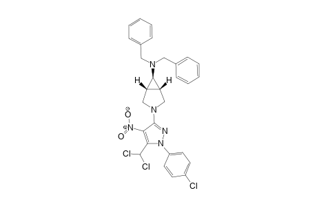 (1R,5S)-N,N-Dibenzyl-3-(1-(4-chlorophenyl)-5-(dichloromethyl)-4-nitro-1H-pyrazol-3-yl)-3-azabicyclo[3.1.0]hexan-6-amine