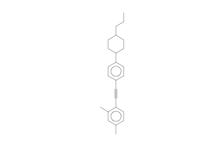 2,4-Dimethyl-1-([4-(4-propylcyclohexyl)phenyl]ethynyl)benzene