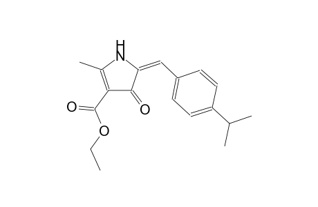 ethyl (5E)-5-(4-isopropylbenzylidene)-2-methyl-4-oxo-4,5-dihydro-1H-pyrrole-3-carboxylate