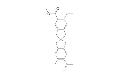 5-ACETYL-6-ETHYL-5'-METHOXYCARBONYL-6'-METHYL-2,2'-SPIROBIINDANE
